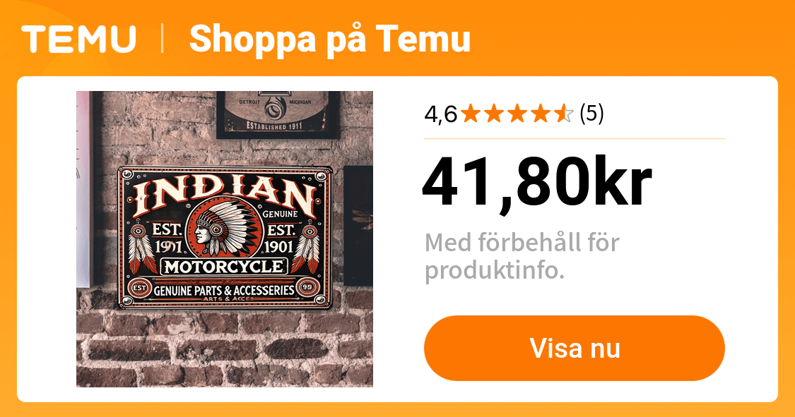 vintagestil 1901 metallskylt - Temu Sweden