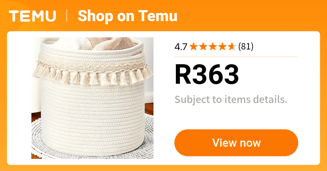 1pc Bohemian Style * Storage Bin, Large Capacity, Ideal for Living Room, Clothes & * Daily Organization