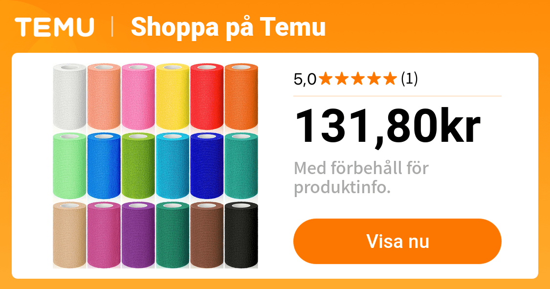 18 rullar (72 totalt) självhäftande elastiskt bandage tejp - 10,16 cm , 4,57 meter lång, andningsbar & töjlig vård, sportstöd för handled, knä, armbåge, fotled, rygg, , stomme - flerskärsval (rosa, vit, , blå, röd, gul, orange, svart, lila, , beige, turkos, marinblått, grått, vi | Handla Nu För Tidsbegränsade Erbjudanden | Temu