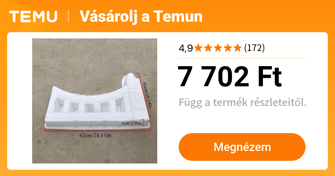 tartós műanyag formák   kerti kerítésekhez – egyszerűen - Temu Hungary