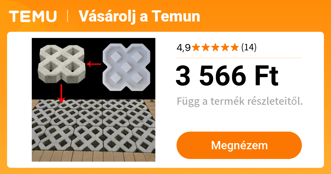 erős kettős nyolcas láncszemű betonöntő forma – - Temu Hungary