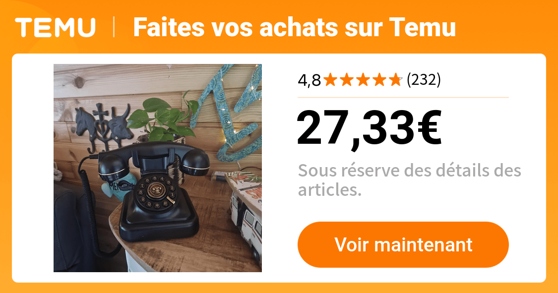 téléphone   style vintage bureau parfait décoration - Temu France