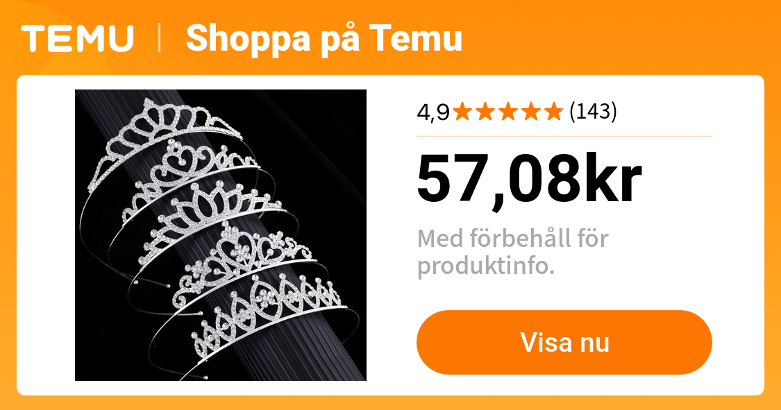 5st set handgjorda princess headbands för - Temu Sweden