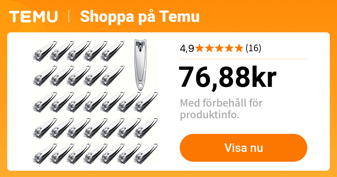 32 delars rostfritt stål nagelklipparset – och - Temu Sweden