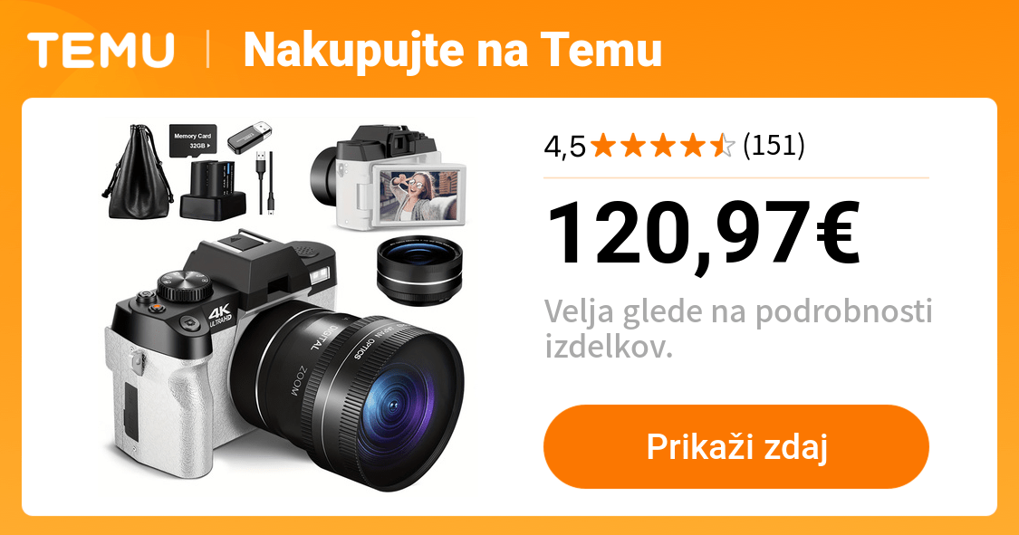 digitalna kamera nbd 48mp fotoaparat z wifi in aplikacijskim - Temu Slovenia