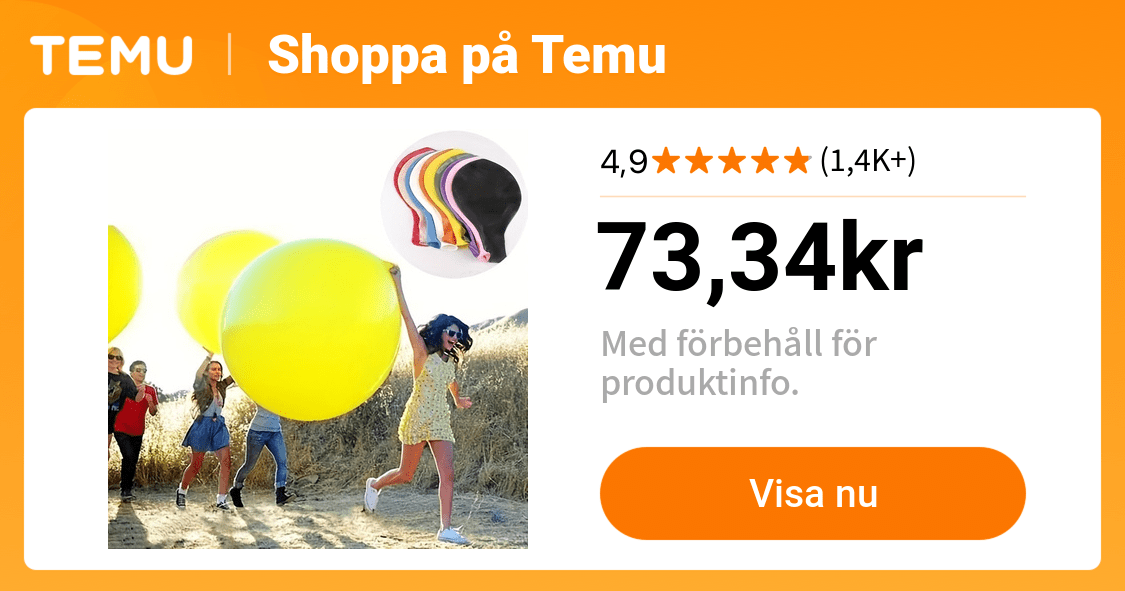 6 st jätte 37 premium latexballonger för - Temu Sweden