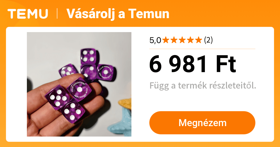 50 db os testreszabható kocka szett személyre szabott - Temu Hungary