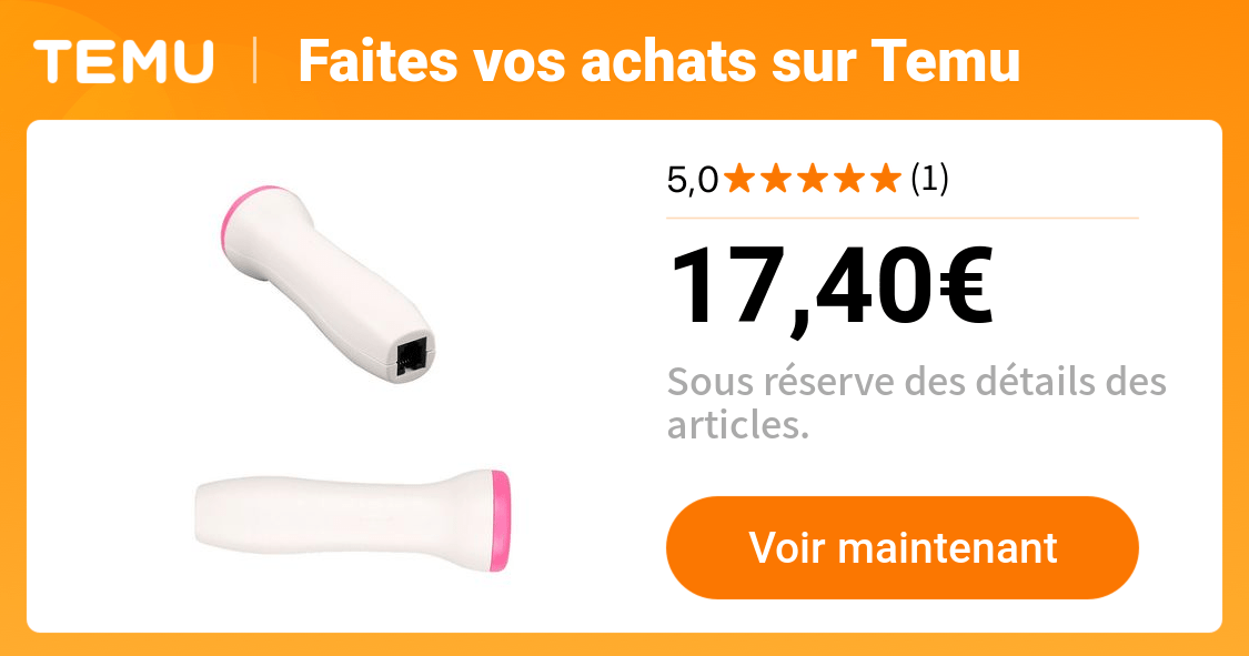 détecteur cardiaque fœtal doppler professionnel - Temu France