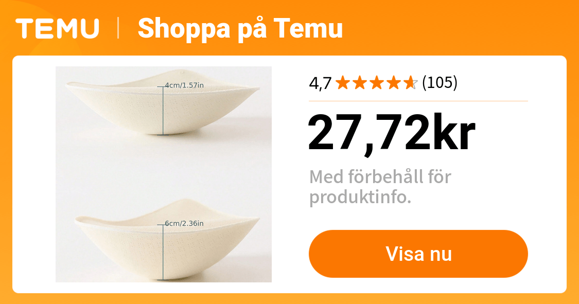 1 par återanvändbara bh pads mjuka - Temu Sweden