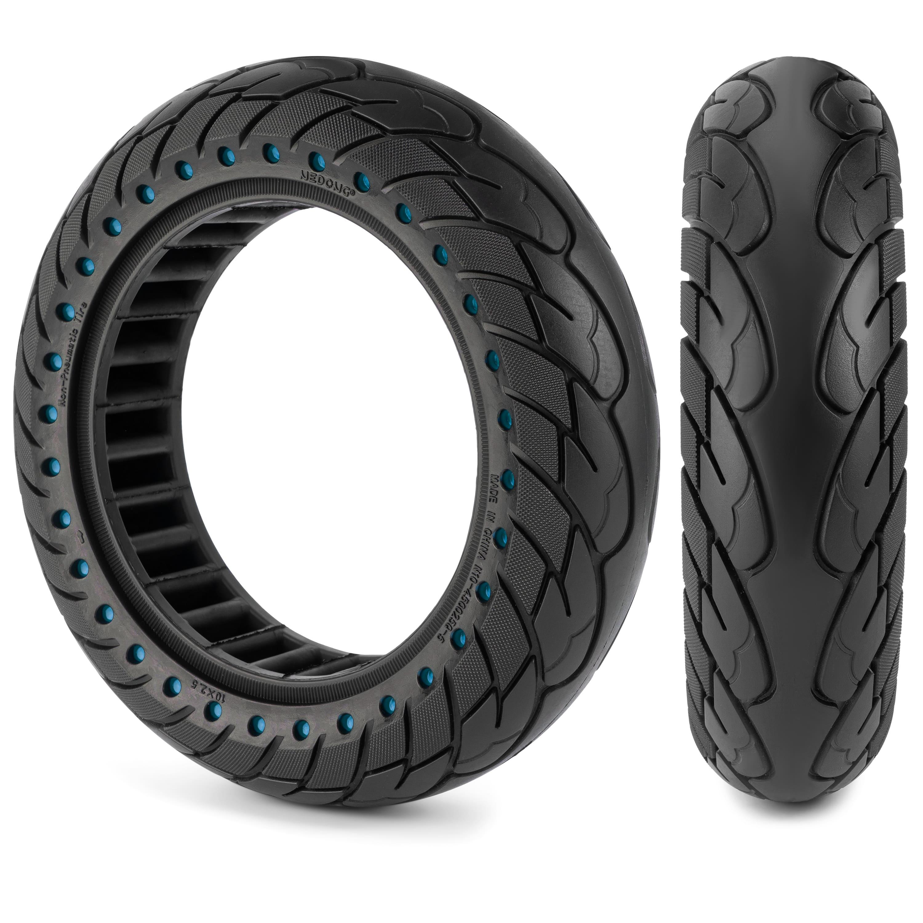 Full Rubber Tires 10x2.5-6.5" Dots Max F&, Alpha X3 Pro, Epf2, Xiaomi Mi5/pro, Streetbooster 2