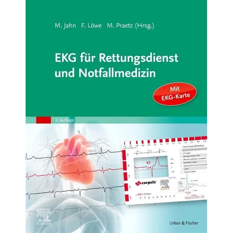 Ekg For Emergency Services And Emergency Medicine - Paperback - Matthias Jahn (et Al.) - Xii - German - 2024 - Urban & Fischer/elsevier - Ean 9783437482236