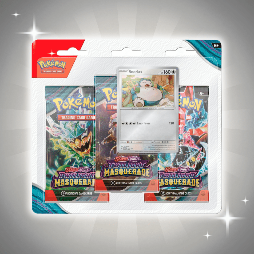 & Violet Masquerade 3-pack Blister – English, 3 Booster Packs +