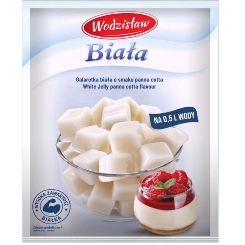 Wodzisław White Jelly With Panna Cotta Flavor, 71 G