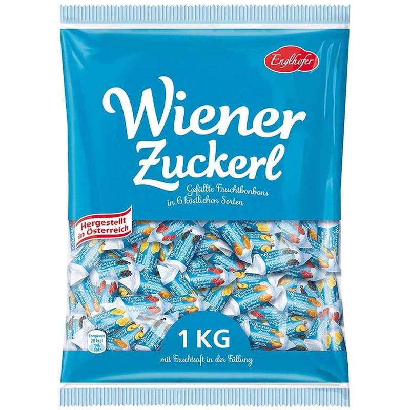 Englhofer Vienna Sugar – Fruit Candies With Fine Marrow Filling – Traditional Austrian Delicacy – 1 Kg