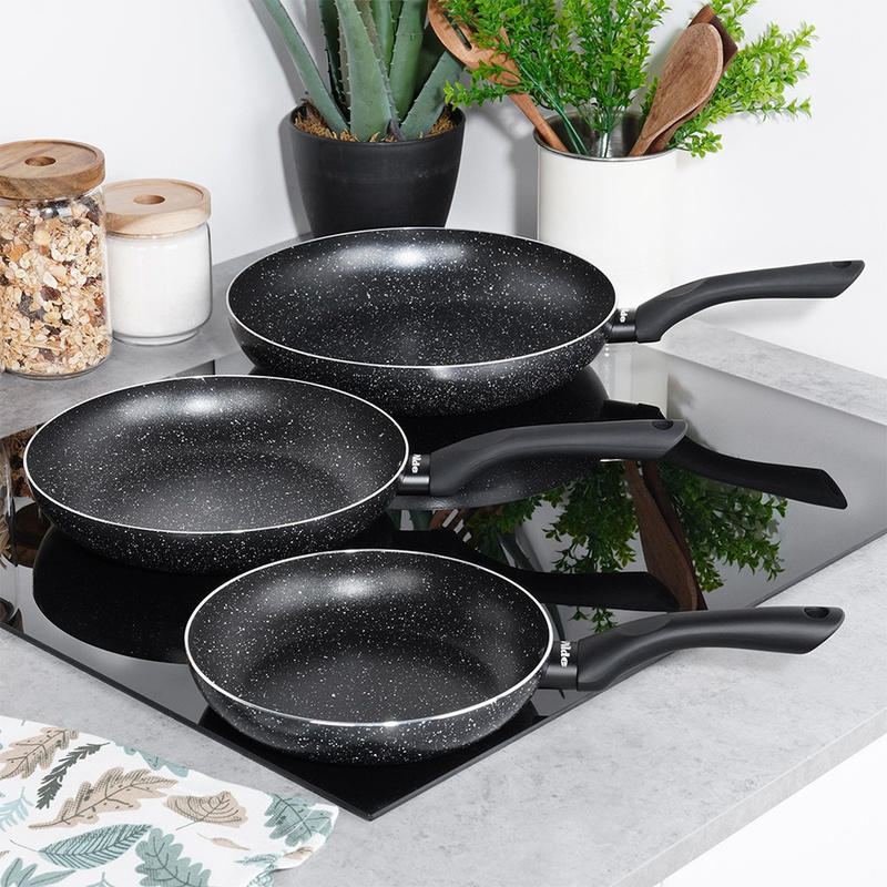 Granite Pan Set , 3-piece, 20 / 24 / 28 Cm
