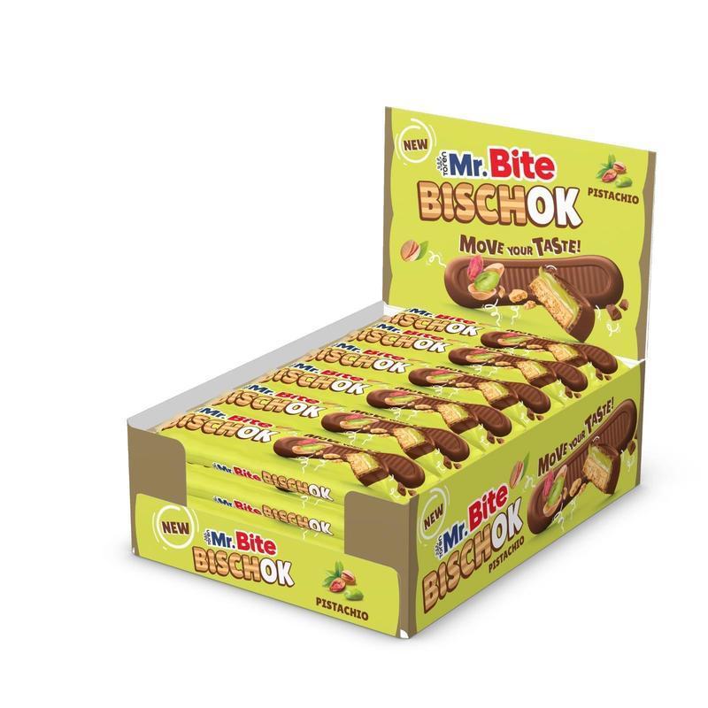 Mr. Bite Biscuit Pistachio 24 X 35g