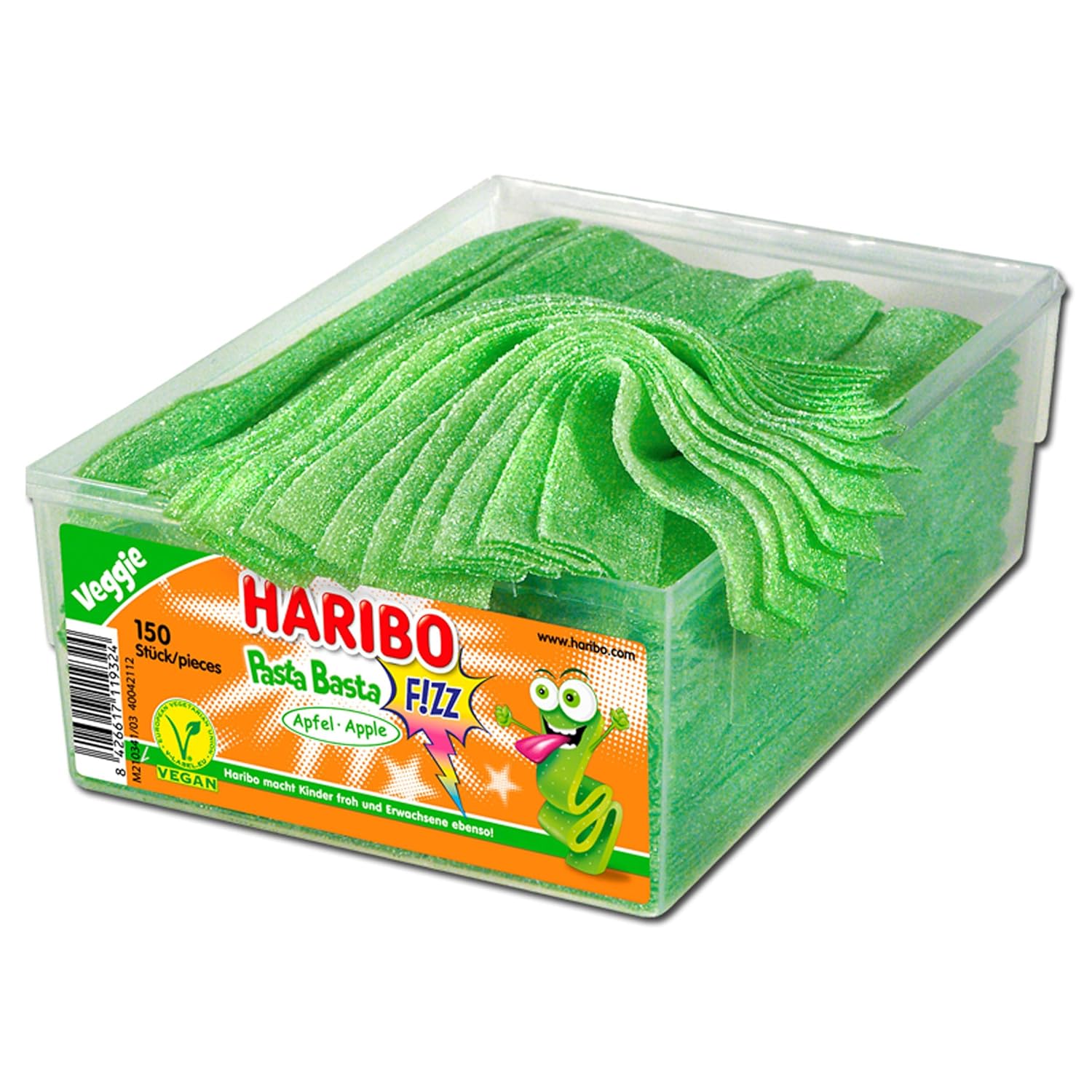 Haribo - Pasta Basta - Fruit Gummy - Box Of 150 Pieces