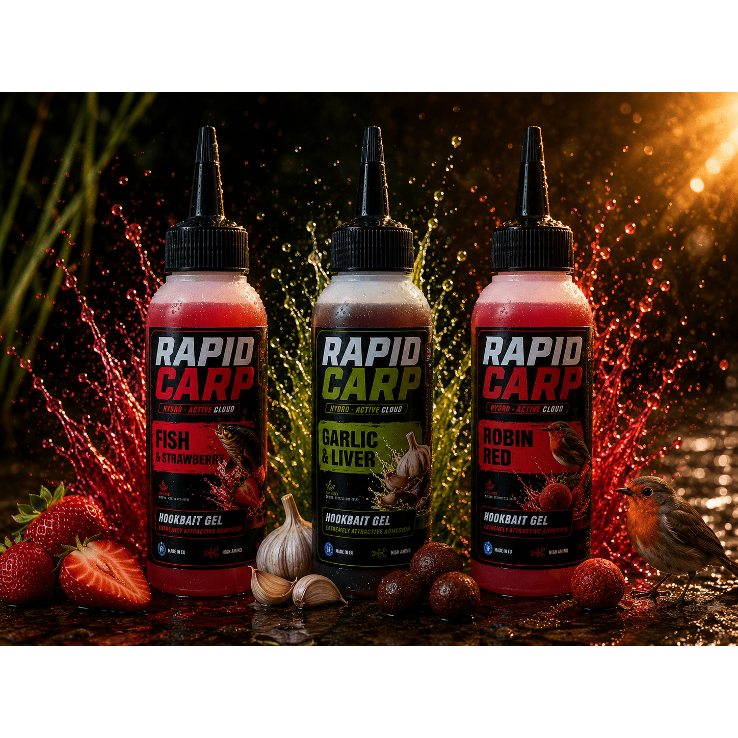 Image of Rapid Carp Classic Gel Trio – 3 X 110 Ml