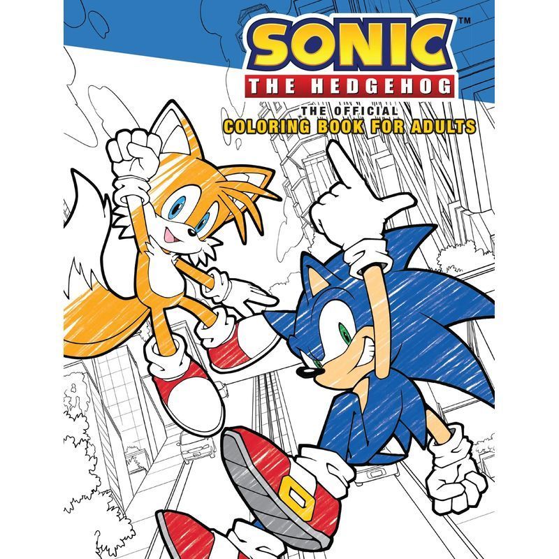 Insight Editions: The Hedgehog: The Official Adult Coloring Book / Paperback / English / 2022 / Insight Editions