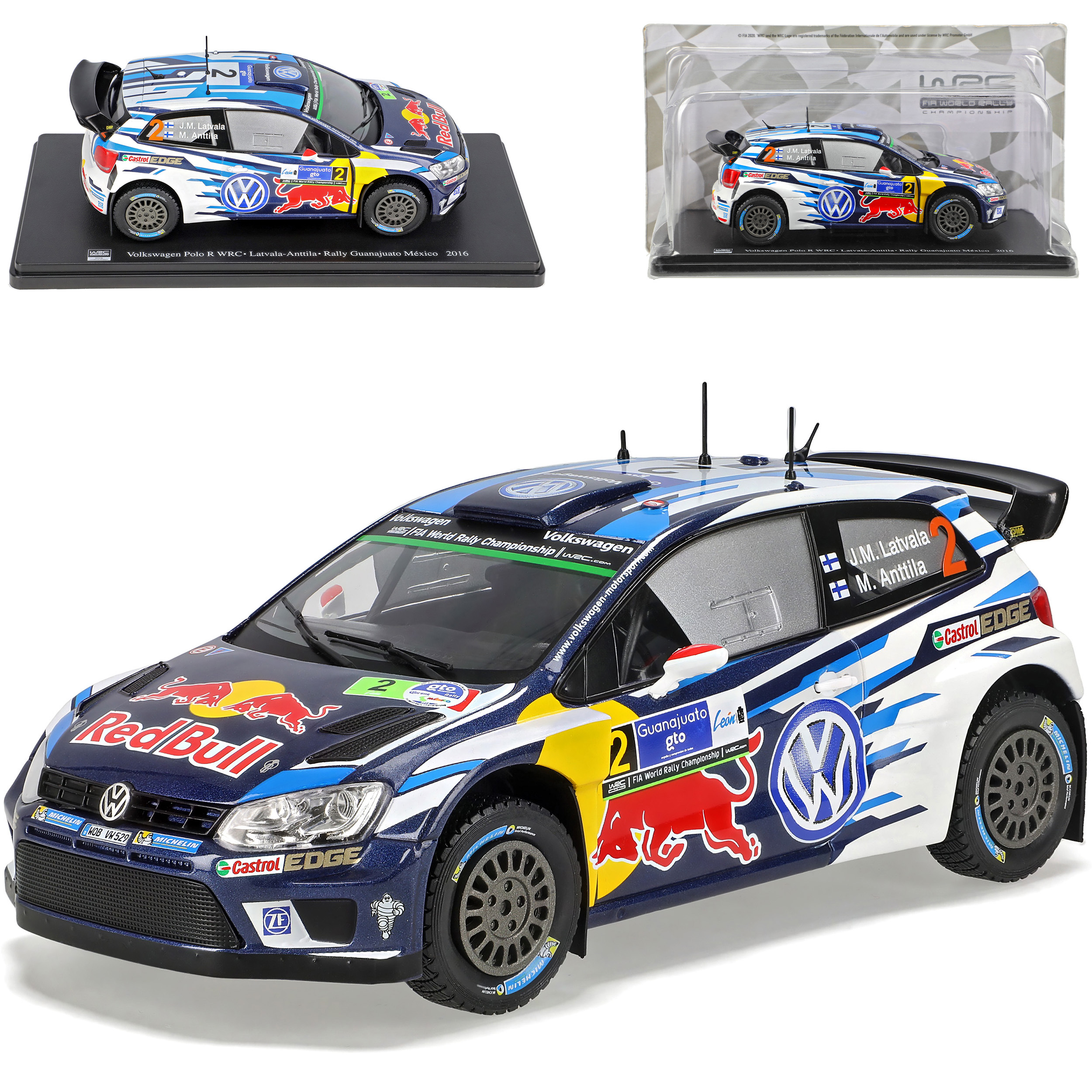 Vw R Wrc Mexico Rally Latvala 2016 With /24 Modelcarsonline Model Car Modelcarsonline Model Car