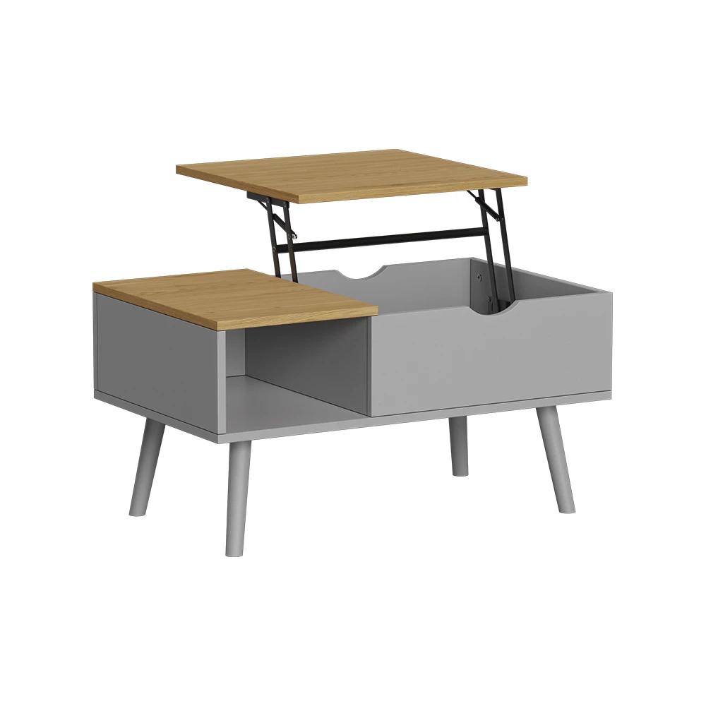 Stora Gray Couch Table 76 X With Lift Function Living Room Table With Lift Function Side Table Coffee Table Spanplatte