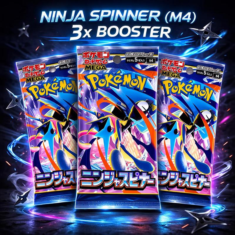 3x Booster Spinner (m4) Booster Bundle (jp)