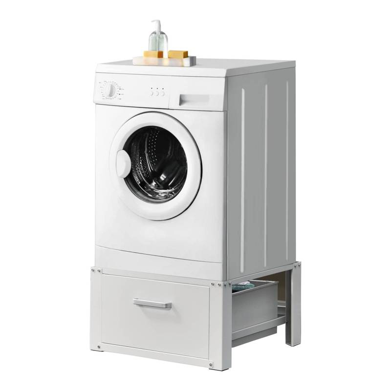 E-shop Waschmaschinen-Untergestell mit Schublade 63x54x31cm in verschiedenen Farben