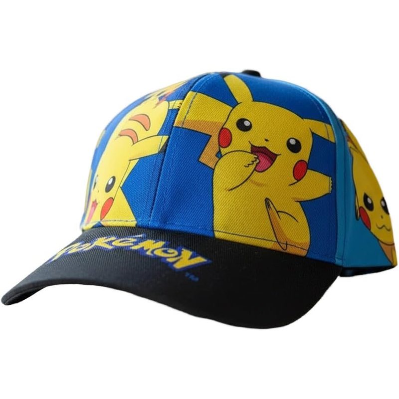 TEMU Gorra de béisbol ajustable para niño con visera y diseño de
