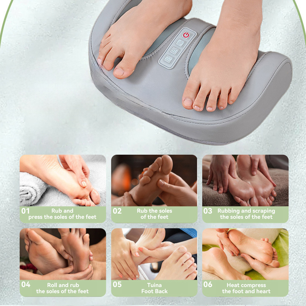 Image of Foot Machine With 3 & Adjustable , Electric Foot & Leg 6 Simulated Techniques,foot Spa Relaxation, Ideal Gift For Women Men Mom