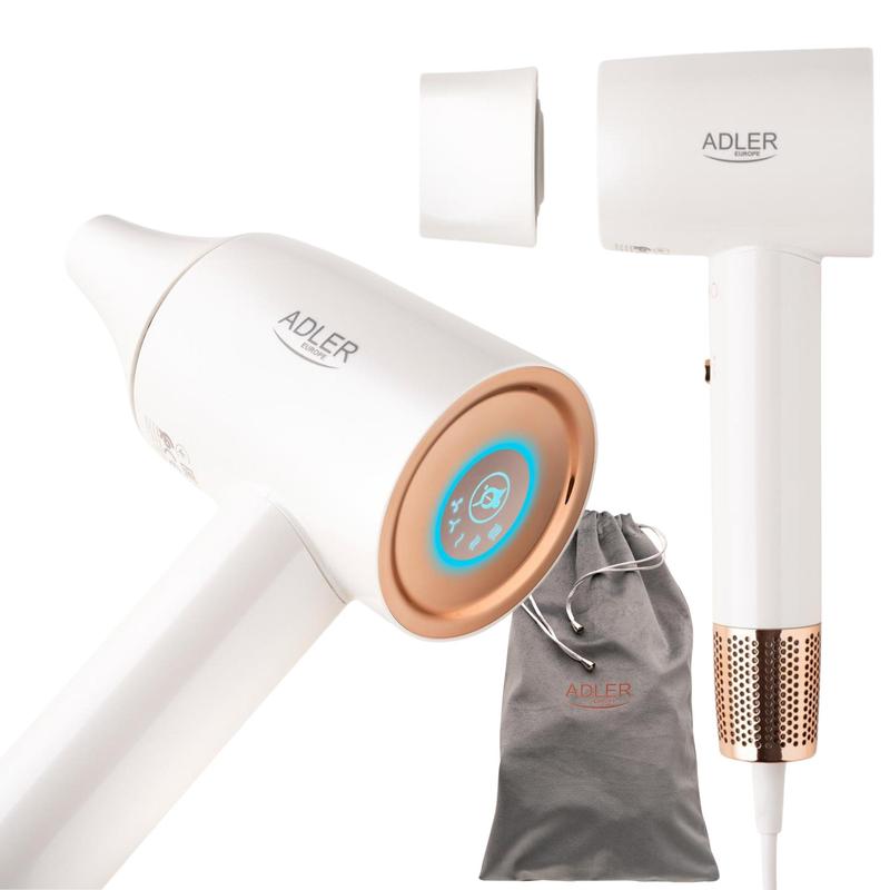 Image of Hair Dryer With Brushless Motor And Ionization – Fast Drying (20m/s) And Healthy, Shiny Hair