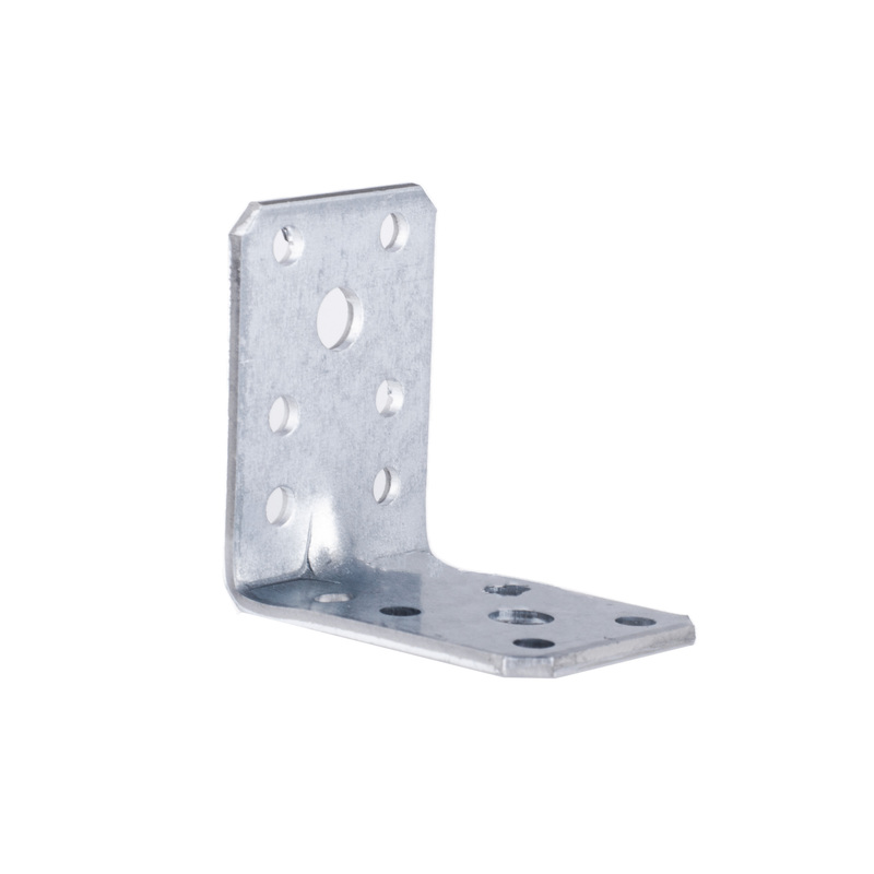 Pressed Reinforced Angle Bracket 50x50x35mm, 50 Pcs, Steel Angle Connector, Woodworking Mounting , Carpentry Joints, Corner Bracket For , Furniture, Pergolas, Gazebos, Screws, Bolts