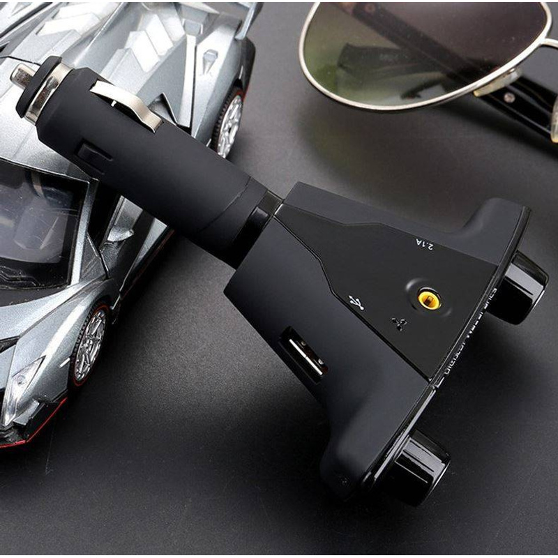 Предавател FM с Bluetooth 5.0, AUX, SD, 2x USB 2.1A