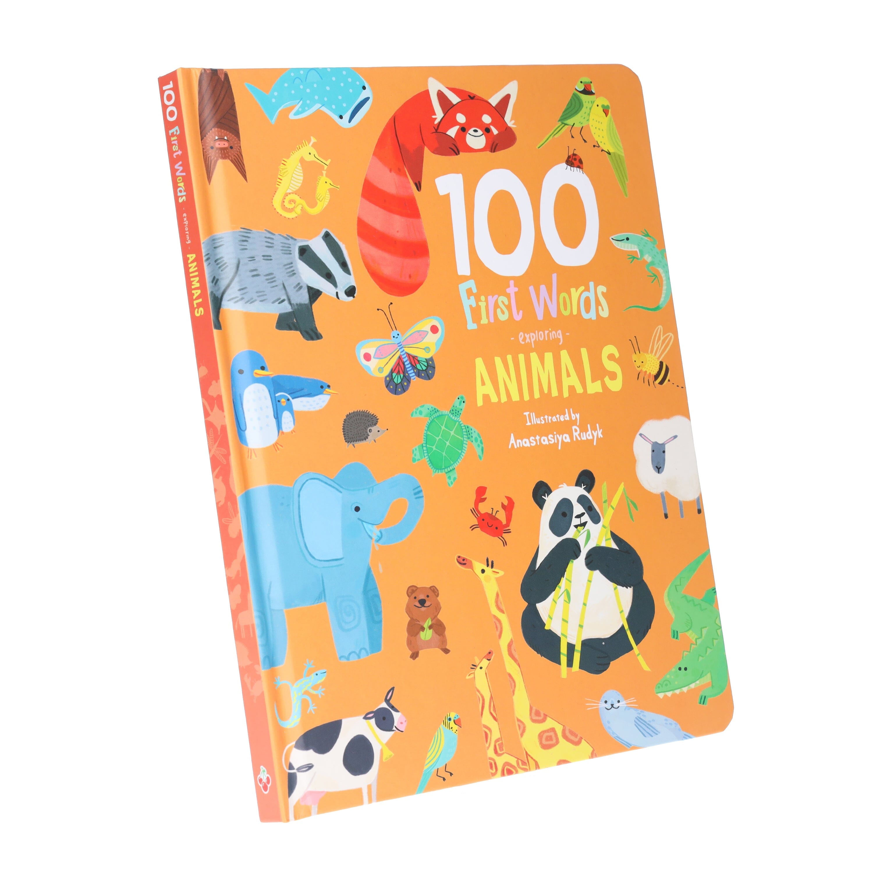 TEMU 100 First Words Exploring Animals By Sweet Cherry Publishing - Ages 3-5 - Board Book