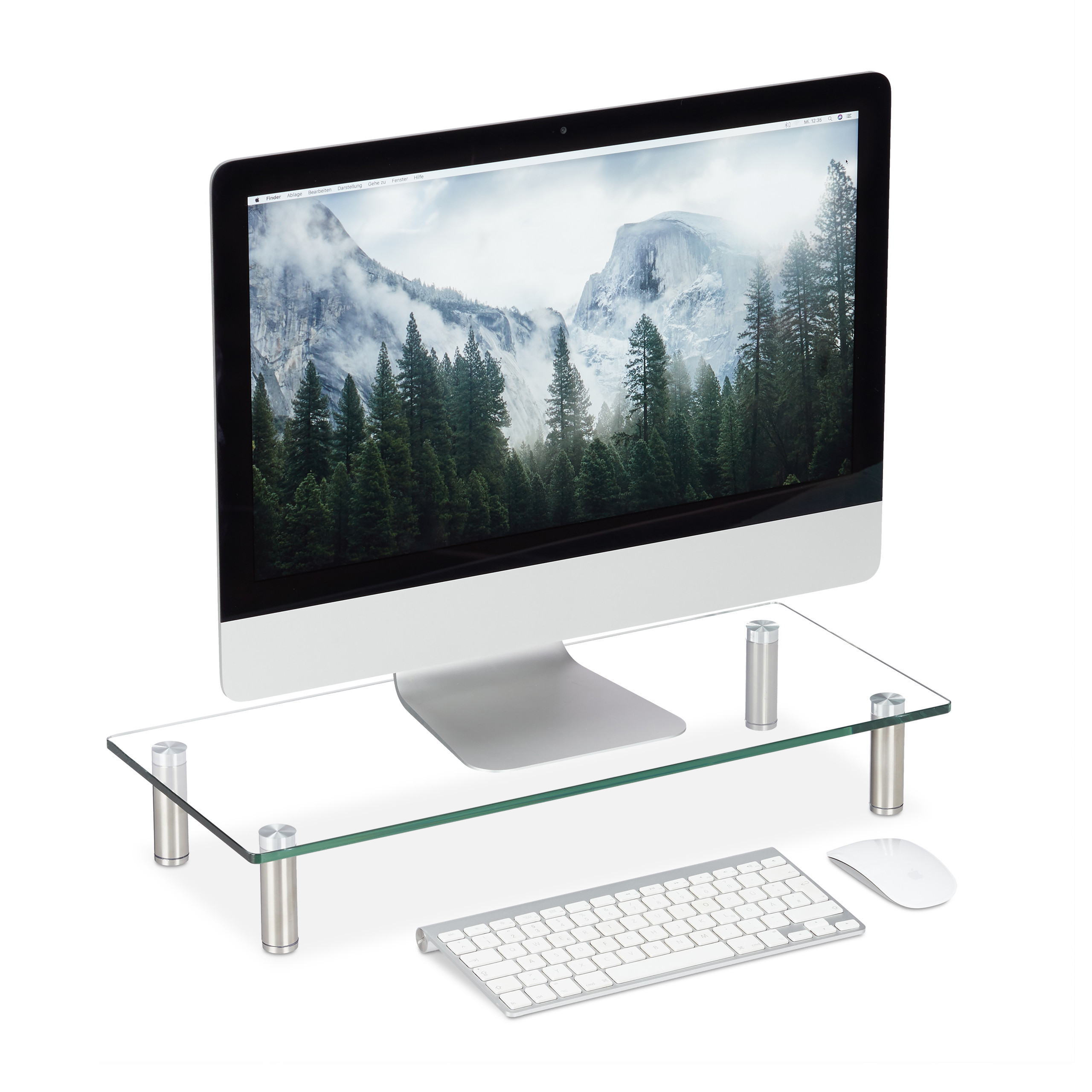 Transparent Screen Stand - (w)56 X (d)24 Cm