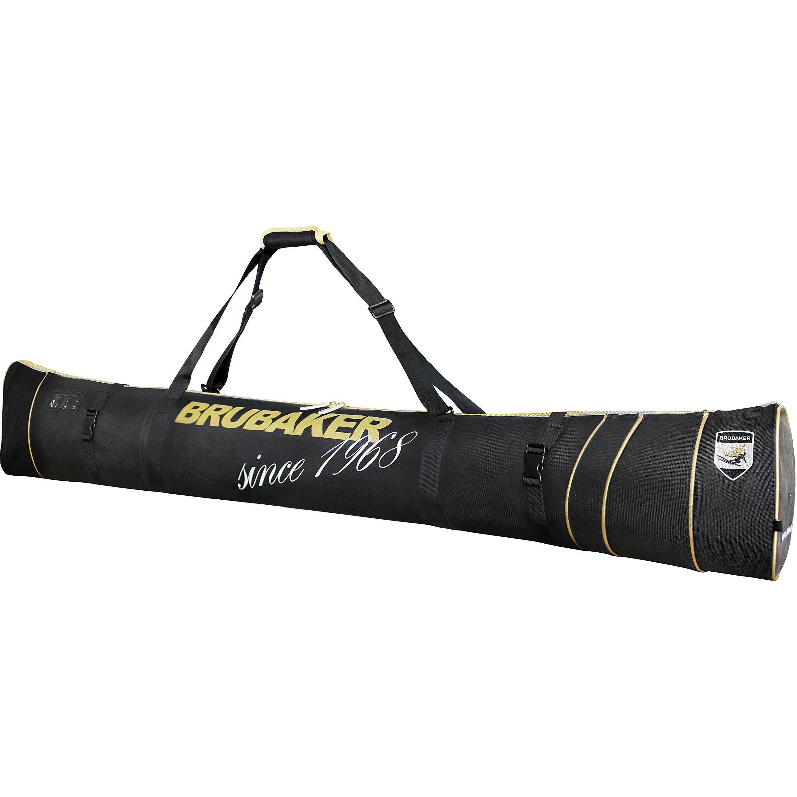 Image of Brubaker Ski Bag Carver Pro Edition - Padded Ski Bag For 1 Pair Of Skis And Poles