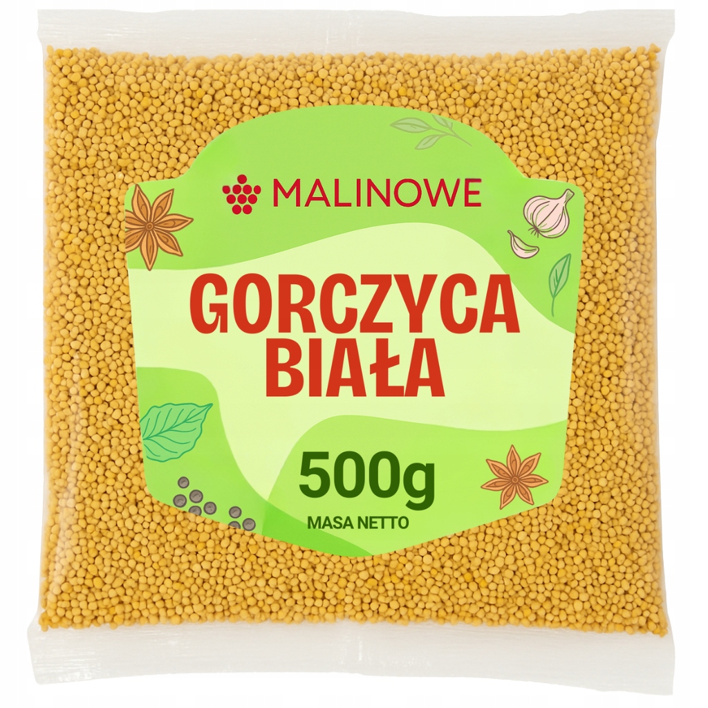 Image of White Mustard Seed 500g Natural Mustard Fruit High Quality