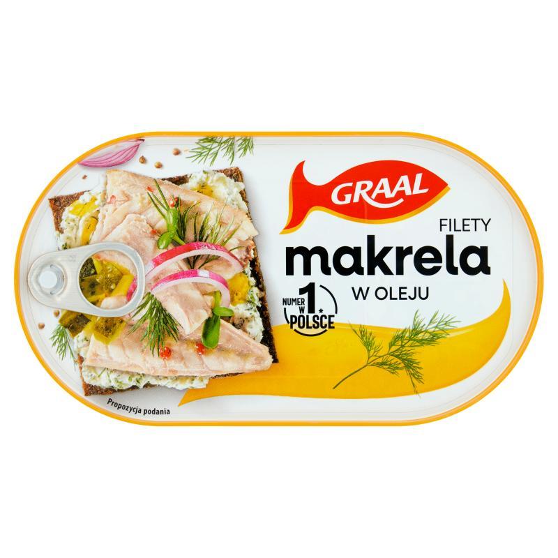 Image of Graal Mackerel Fillets In Oil 170 G