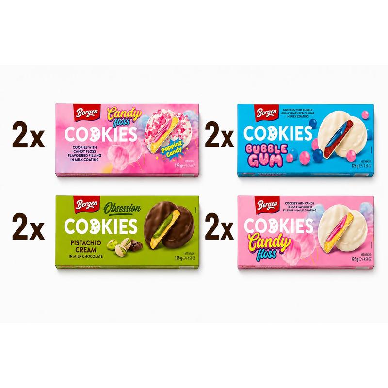 Image of Bergen Mix, 8 Pieces, 4 Varieties