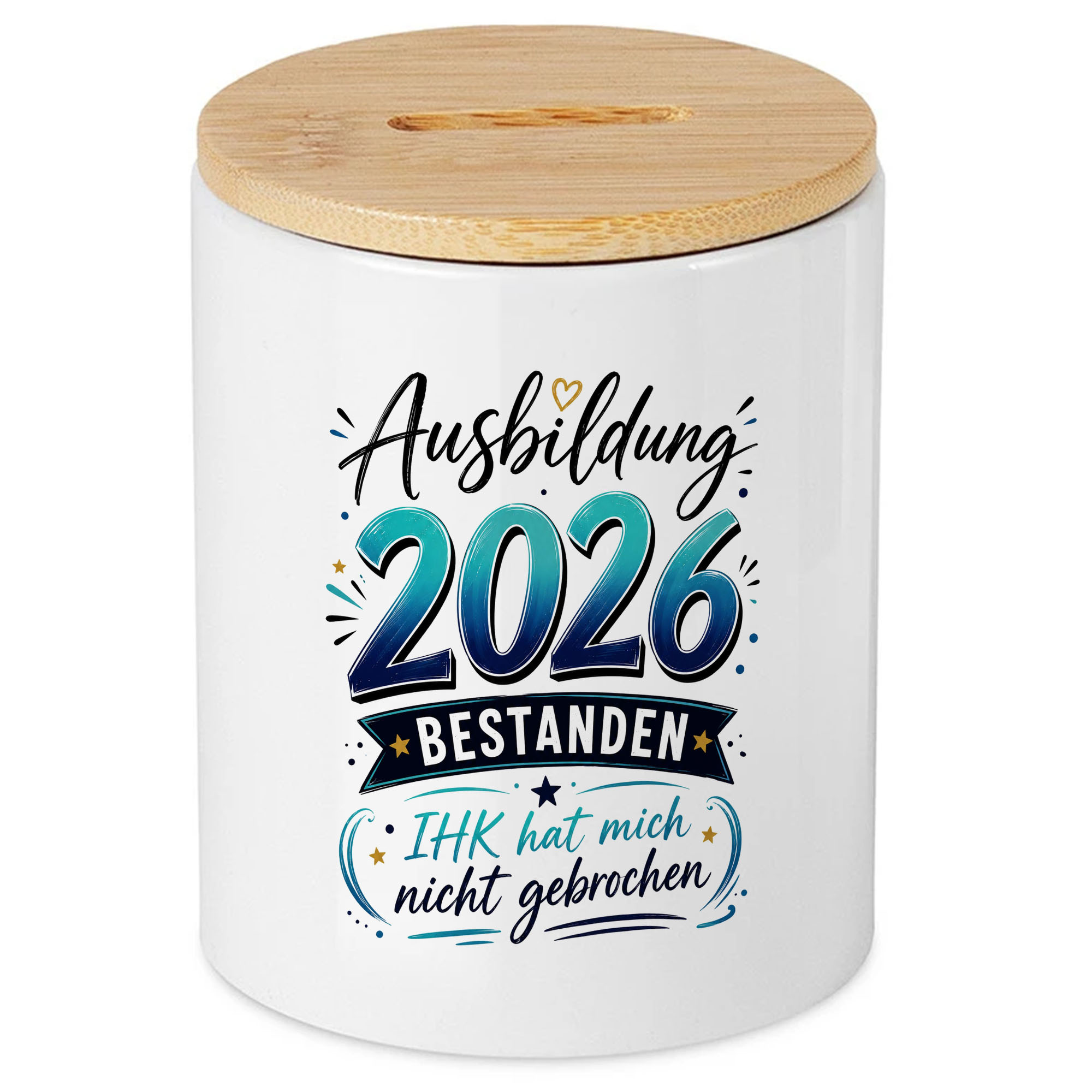 Image of The Exam Training 2026 Piggy Bank, Funny Graduation Gift, Ihk Exam Gift Idea Wish , Piggy Bank Money Gift Ihk Didn' Me.