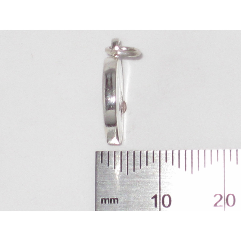 Sterling Silver Compass Charm, Navigation Design