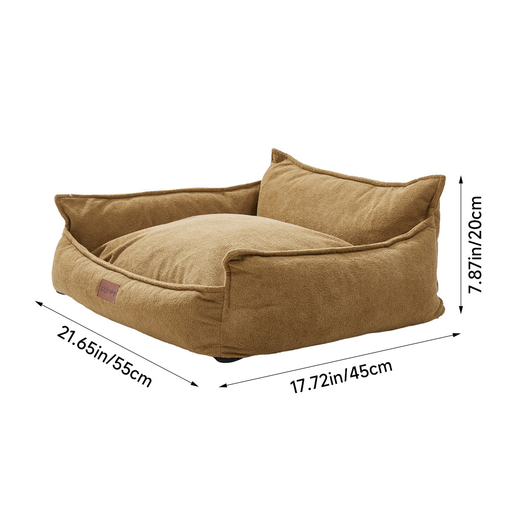 Comfortable Washable Dog Sofa Bed Mat, Soft Cushion