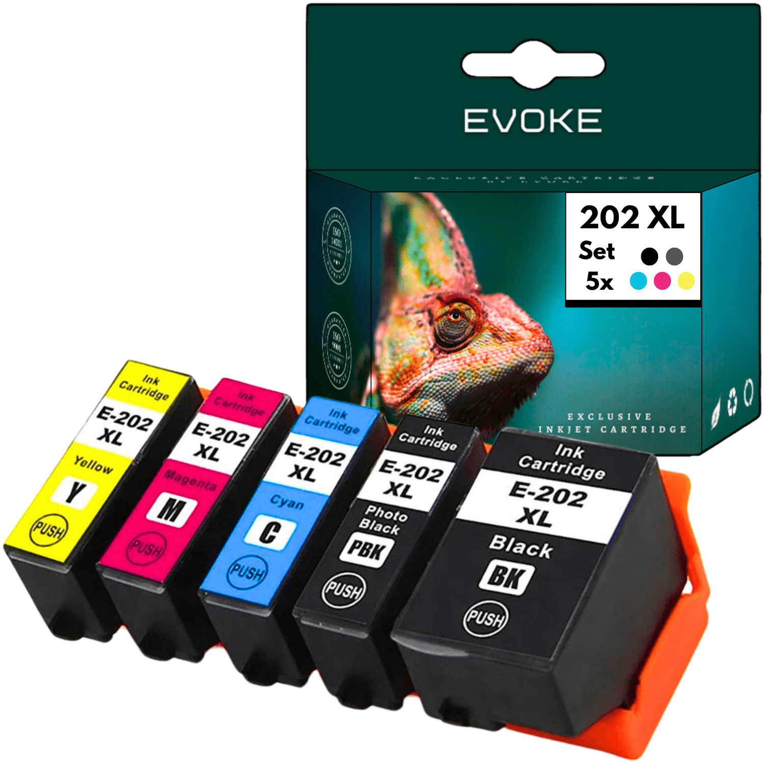 TEMU 202 Xl Ink Compatible With Epson Premium Xp-6000 Xp-6005 Xp-6100 Xp-6105 (cmyk Pb Set) 4000 Pages 71 Ml Toner Ink For Xl Ink Cartridges, Black