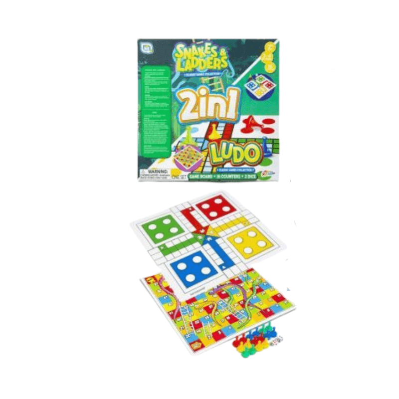 TEMU And Ladders & Ludo Board Games, Family- Board Games