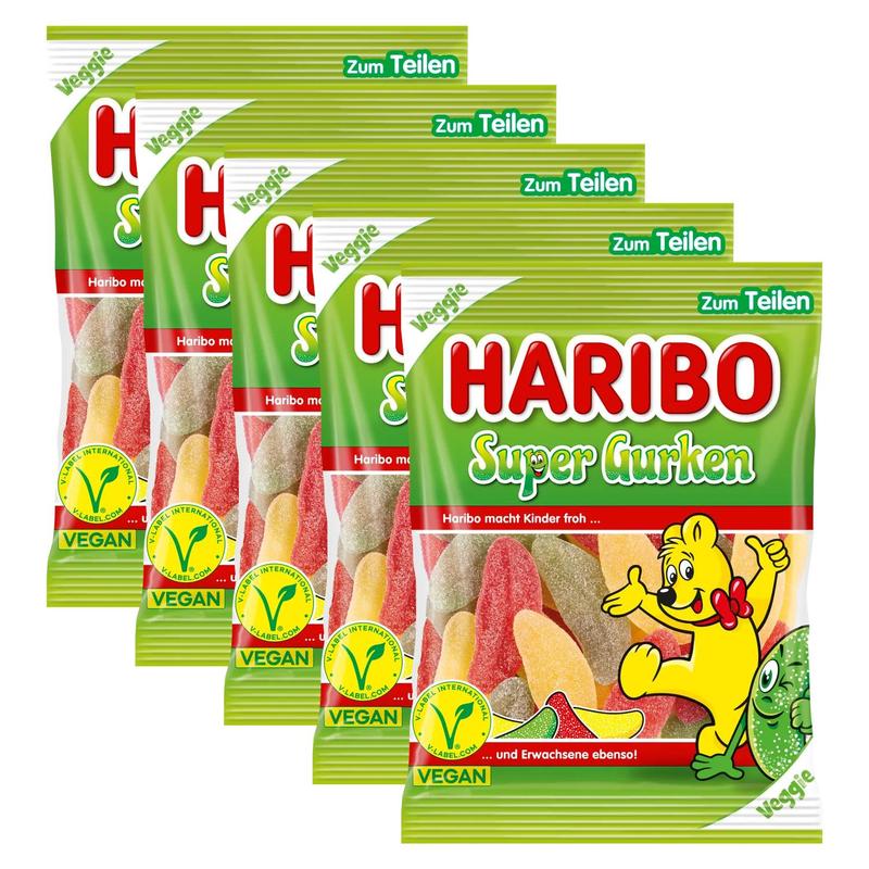 Image of 5x Haribo Super Gherkins 175g (5x175g)