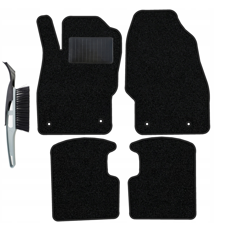Velvet Car Mats Set Compatible With E 2015-2019