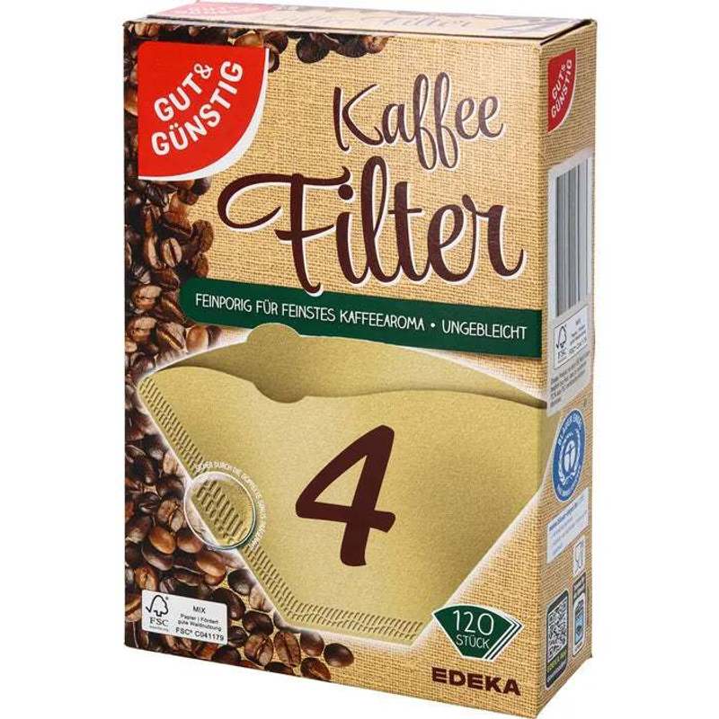 Gut&günstig Coffee Filters, Size 4
