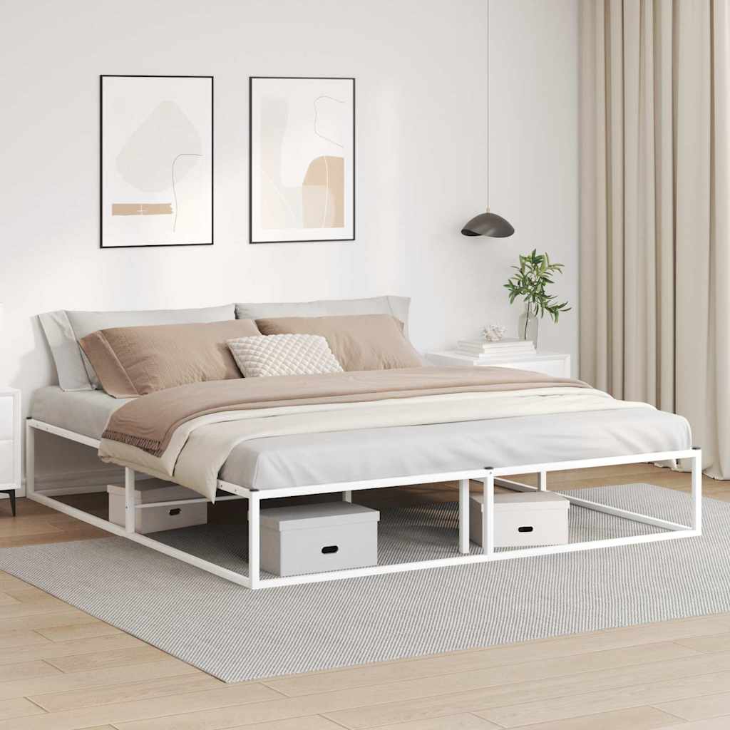 Vidaxl Bed Frame Double Bed Metal Bed Frame Bedroom Furniture Metal Beds