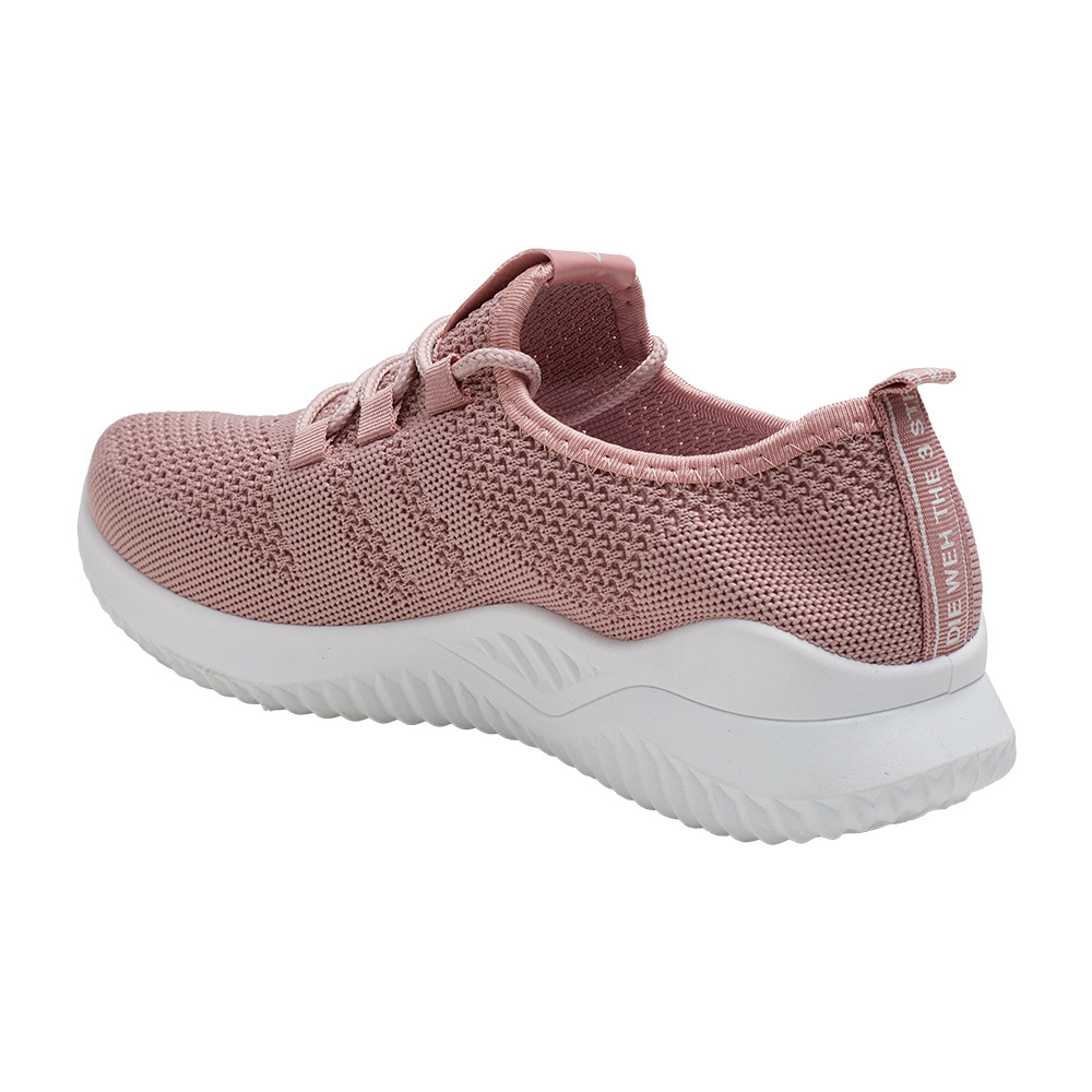 Pink Women's Running Trainers, Lightweight Slip-On Sneakers
