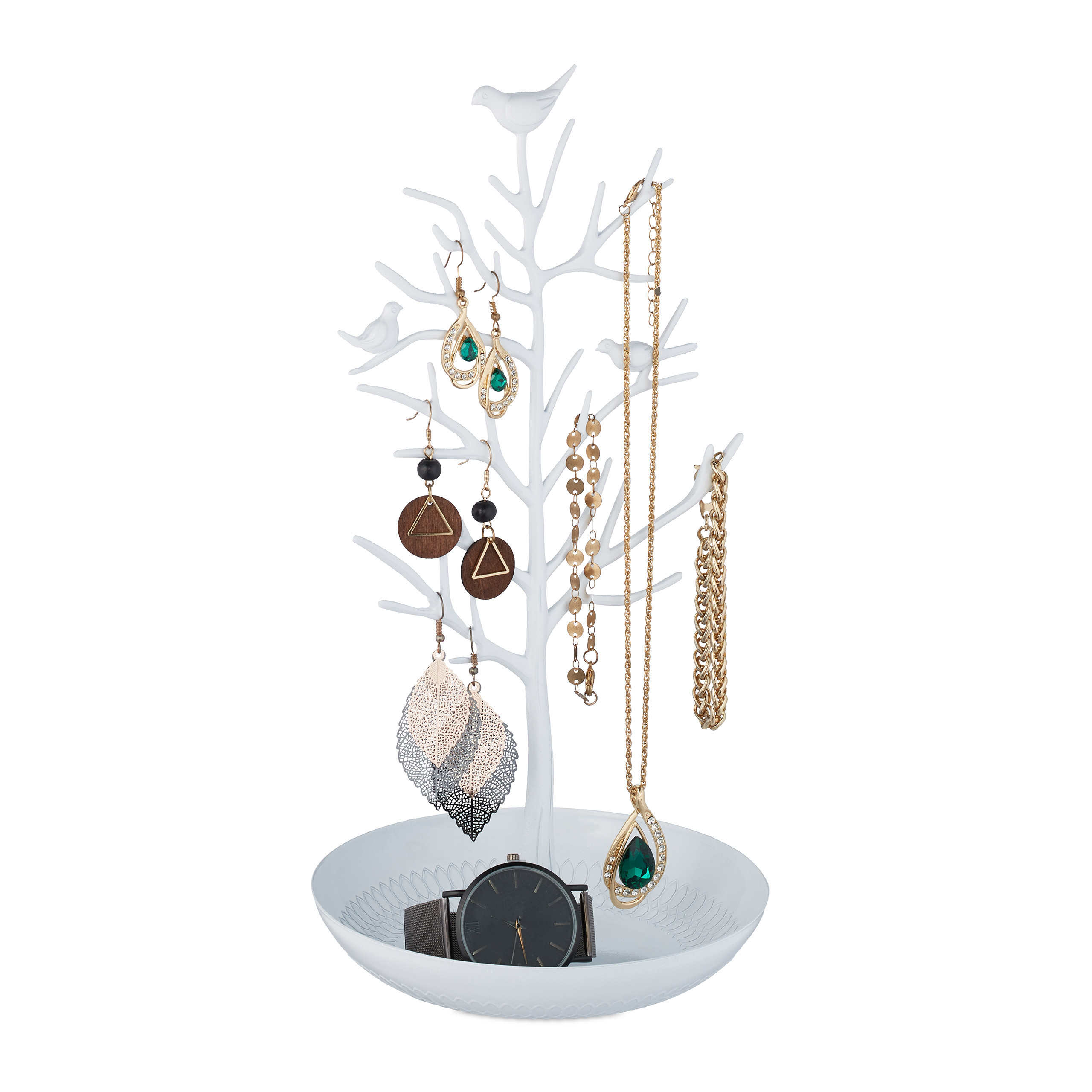 Jewelry Stand "tree" In White