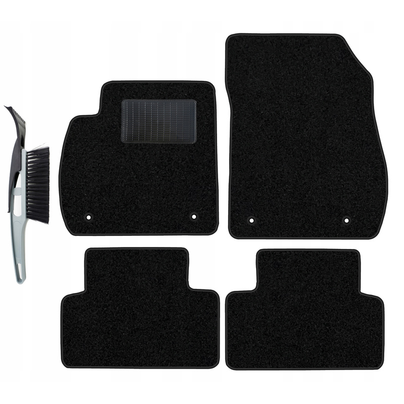Velour Car Mats Set Compatible With Iii C 2012-2019, 5-seater